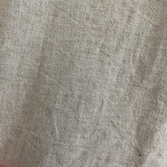 𝅺concept XXV Linen Blend Tan Heather 2 Button Closure Wrap Skirt, Size M - Picture 8 of 10